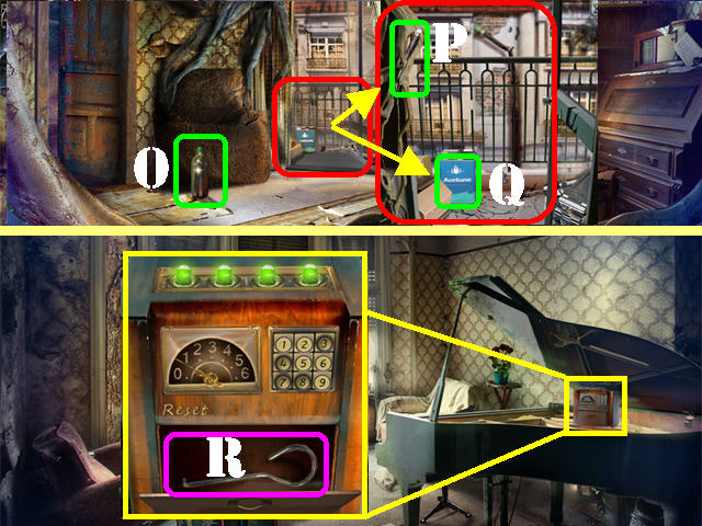 End of game Need knife or scissors to get key