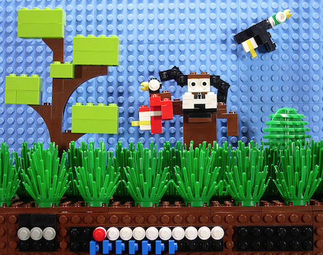 13 Iconic Video Game Scenes Built Out of Lego Parts